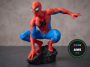 Crouching Spider-Man - High-Detail