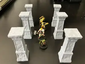 DND Dungeon Pillars