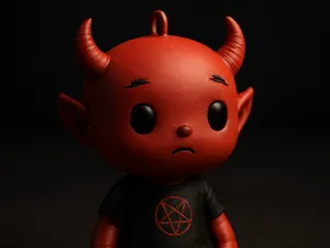 Baby Satan Figurine – Cute Gothic Devil