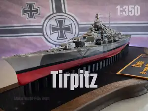 German Battleship Tirpitz 1:350 - Display Model