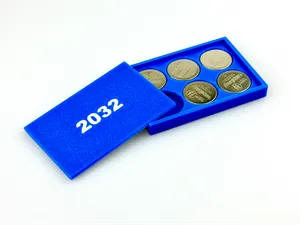 2032 Flat Tray Battery Holder x 6