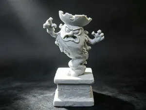 海绵宝宝—飞天魔鬼雕塑