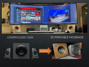 Logitech Z623 / Z625 Speaker Make Over