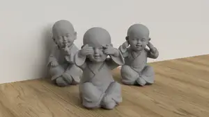 3 Mizaru Buddha