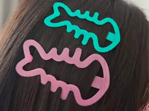 鱼骨发夹