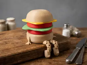 Articulated Flexi Hamburger Buddy