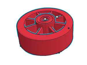 Replacement wheel Siemens VSZ32410 Vacuum 