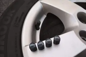Tire marker valve caps