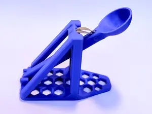 Rubber Band Catapult - Launches Far!