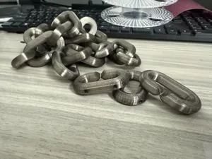 Logo Chain Links Set w/Key Ring Attachment