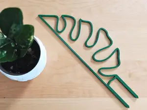Monstera leaf trellis