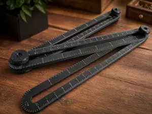 Angle Template Ruler & Hole Marker/Center Finder
