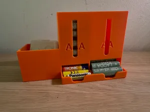 Battery Dispenser with Extra Storage Box