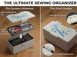 The Ultimate Sewing Organizer with Tool Tray
