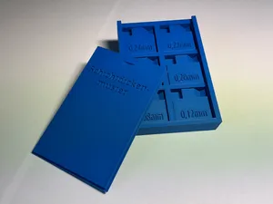 Schichtdickenmuster (mit Box)