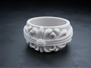 Chrome heart Ring (FAST PRINT)