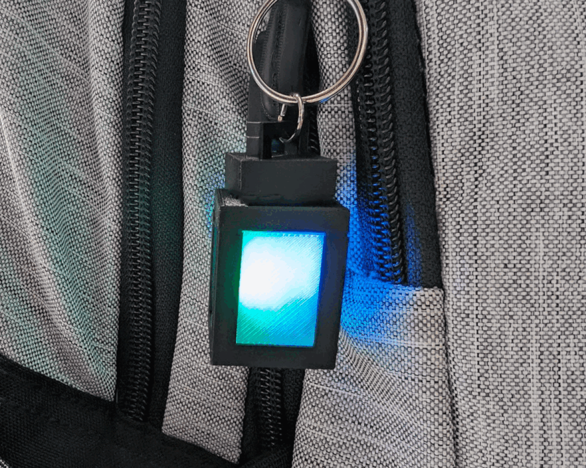 Minecraft Lantern LED Keychain