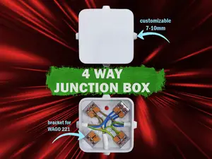 WAGO 221 Junction Box Kompakt 4-fach Verteilerdose