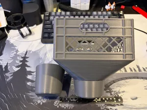 1 Gallon Milk Crate Car Cup Holder Adapter!
