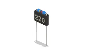 Resistor adapter for breadboards