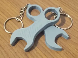 Wrench Keychain