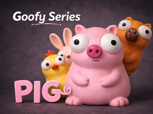 Goofy Series – Pig Cute & Goofy