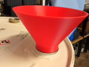 Trichter 200l Stahlfass (massiv)