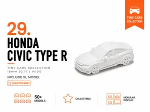 Tiny Honda Civic Type R - Mini Cars Series