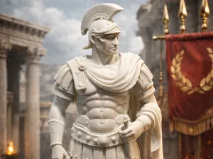Roman Centurion Statue