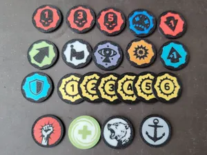 Wargaming Tokens OPR/Generic + Bonus tokens