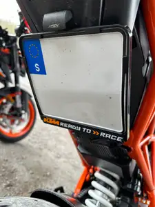 EU license plate commercial strip for motorcycle