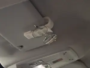 Glasses holder clip for car sun visor