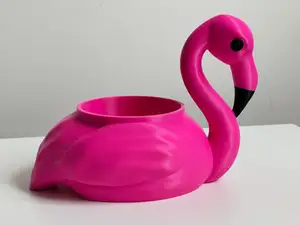 Flamingo flowerpot