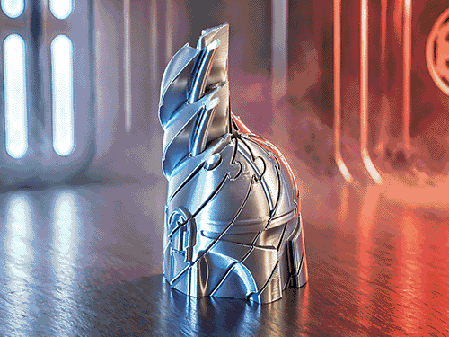 Mandalorian Twisty Fidget (print in place)