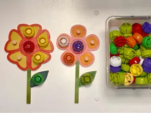 Draaidop bloemen