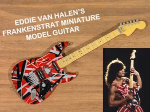 Eddie Van Halen's Frankenstrat Miniature Guitar