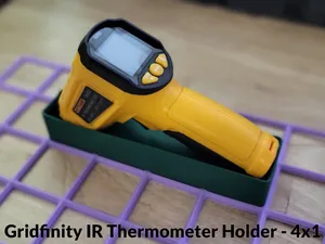 Gridfinity IR Thermometer Holder - 4x1