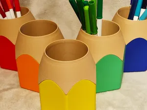 Giant Pencil Pen Holder - no AMS, no glue