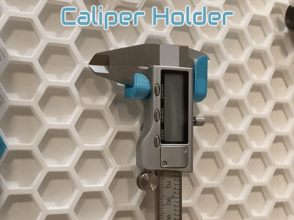Caliper Holder - HSW mount |Honeycomb Storage Wall