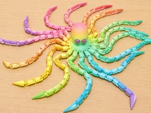 Articulated Octopus | Multicolor & Multipart