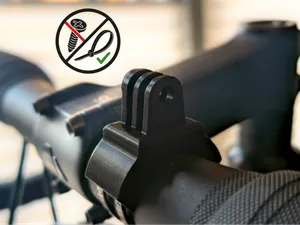 GoPro Action Cam mount for bicycle / no screws