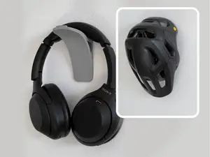 Headphones / Helmet Wall Mount Holder
