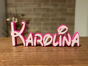 Karolina Name Disney Sign