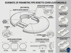 Ultimate Universal Pipe/Rail Rosette Generator