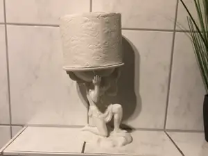 Atlas from Greek mythology - Toilet Paper Holder