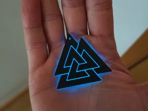 Valknut keychain