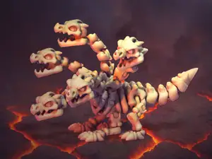 Hydra Skeleton Dragon