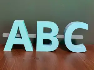 3D Modular Sign for doors/walls and shelves