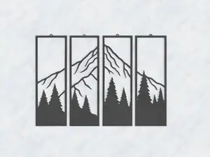 Hiking Outdoors 3D Wall Art