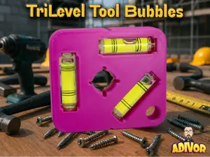 TriLevel Tool – Compact Level Bubbles